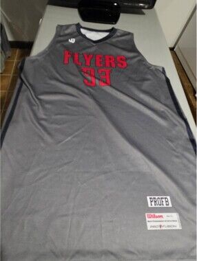 Wilson Flyers 33 Basketball Jersey Men's Large Tall Pro Fusion
